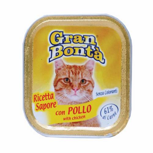 Hrana umeda pentru pisici gran bonta cu pui 100 g