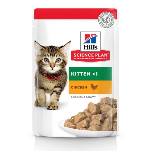 Hrana umeda pentru pisici hill's kitten cu pui 85 g
