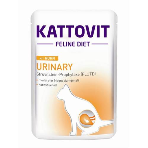 Hrana umeda pentru pisici kattovit urinary cu somon 85 g