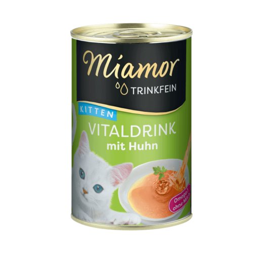 Hrana umeda pentru pisici miamor vital drink kitten pui 135ml