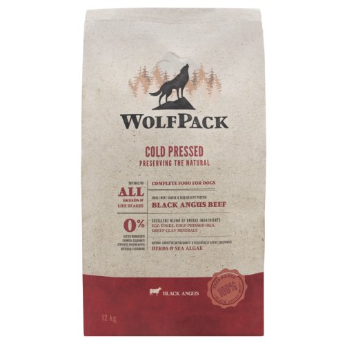 Hrana uscata pentru caini wolfpack cp vita black angus 12kg