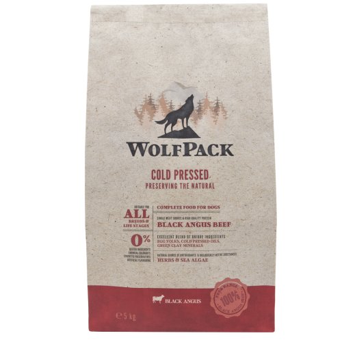 Hrana uscata pentru caini wolfpack cp vita black angus 5kg