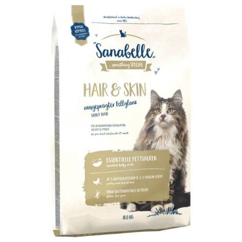 Hrana uscata pentru pisici sanabelle hair and skin 10 kg