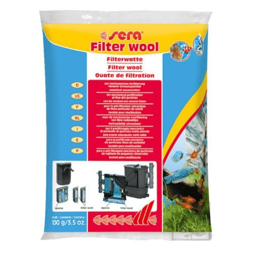 Material filtrant sera filter wool 100g