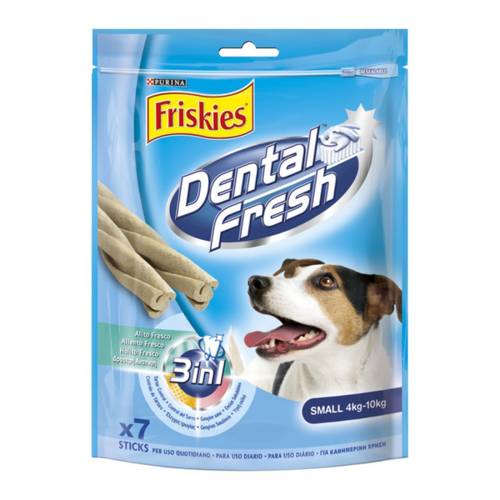 Recompense pentru caini friskies dental fresh 110g
