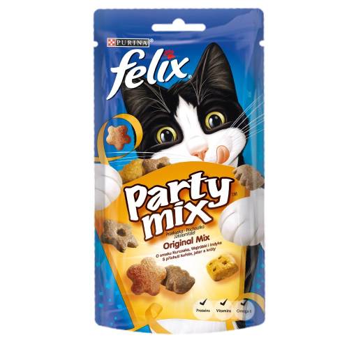 Recompense pentru pisici felix party mix original mix 60gr