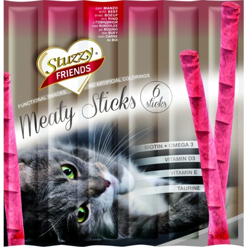 Recompense pentru pisici stuzzy snack cat vita 6 buc