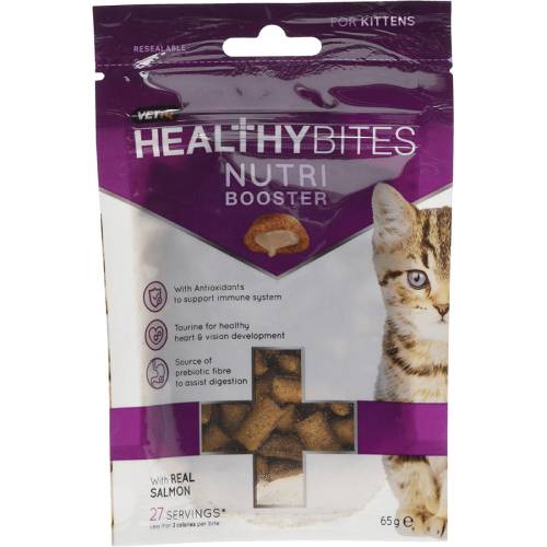 Recompense pentru pisici vetiq snack kitten nutri booster 65 g