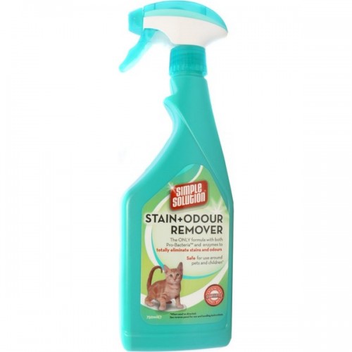 Solutie pentru pete si mirosuri pisica 750 ml