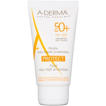A-derma protect fluid protector pentru piele normală spre mixtă spf 50+