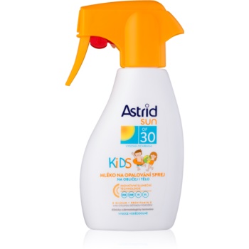 Astrid sun kids lotiune de plaja spray pentru copii spf 30