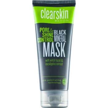 Avon clearskin pore & shine control mască de față pentru curățare profundă cu efect matifiant