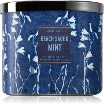 Bath & body works beach sage & mint lumânare parfumată