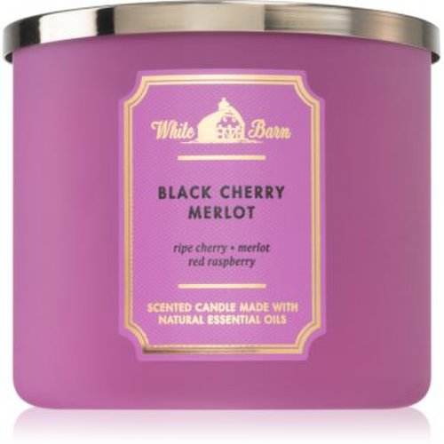 Bath & body works black cherry merlot lumânare parfumată i.