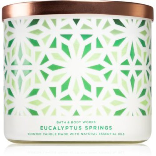 Bath & body works eucalyptus springs lumânare parfumată