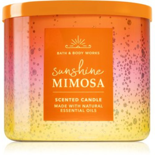 Bath & body works sunshine mimosa lumânare parfumată