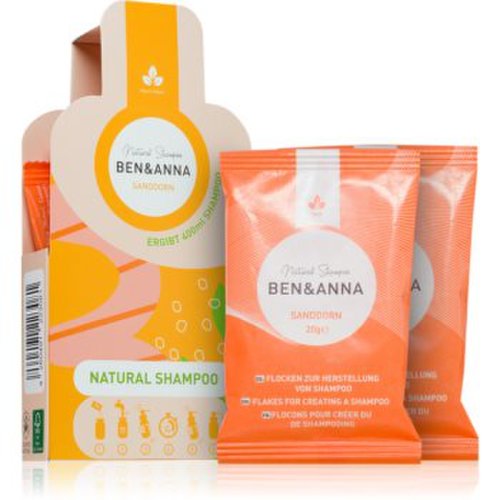 Ben&anna natural shampoo sanddorn fulgi de șampon impotriva caderii parului