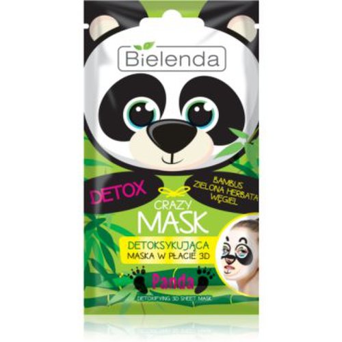 Bielenda crazy mask panda mască detoxifiantă 3d