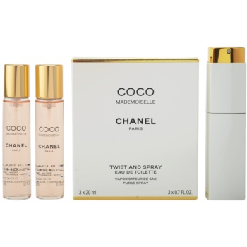 Chanel coco mademoiselle eau de toilette (1x reincarcabil + 2x rezerva) pentru femei