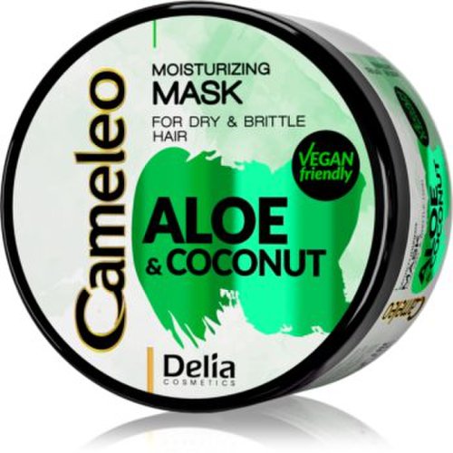 Delia cosmetics cameleo aloe & coconut masca hidratanta pentru par uscat si fragil