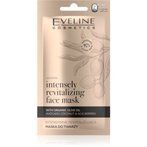 Eveline cosmetics organic gold masca faciala revitalizanta cu ulei de masline