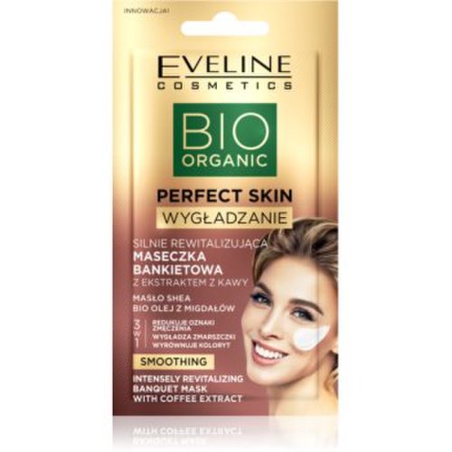Eveline cosmetics perfect skin coffee masca revitalizanta intensivă cu extract de cafea