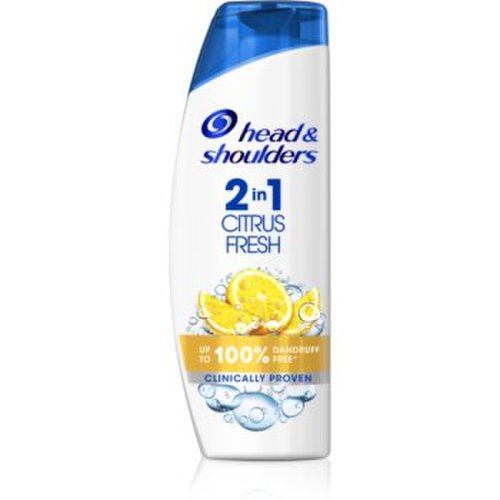 Head & shoulders citrus fresh 2v1 șampon pentru păr gras