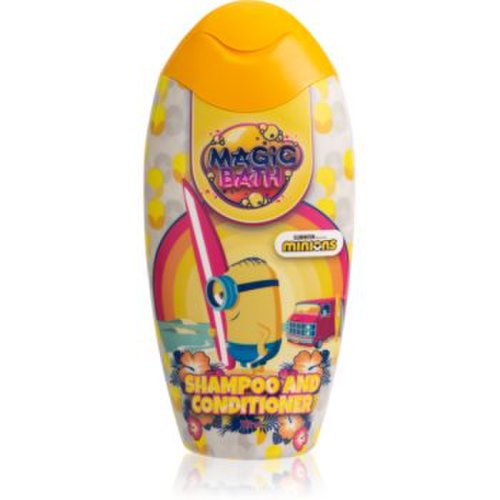 Minions magic bath shampoo & conditioner sampon si balsam pentru copii