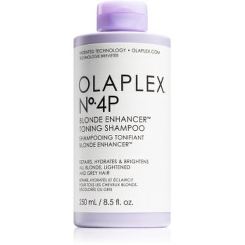 Olaplex n°4p blond enhancer™ sampon tonifiant cu violete neutralizeaza tonurile de galben