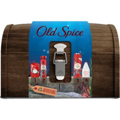 Old spice deep sea wooden chest set cadou pentru bărbați