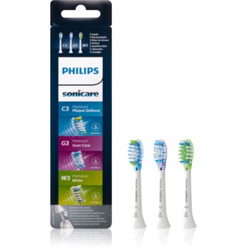 Philips sonicare premium combination standard hx9073/07 capete de schimb pentru periuta de dinti