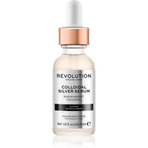 Revolution skincare colloidal silver serum ser activ pentru a netezi conturul feței antibacterial