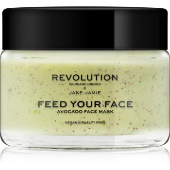 Revolution skincare jake-jamie avocado masca faciala hidratanta cu efect exfoliant