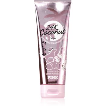 Victoria's secret pink 24k coconut lapte de corp pentru femei