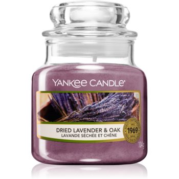 Yankee candle dried lavender & oak lumânare parfumată clasic mini