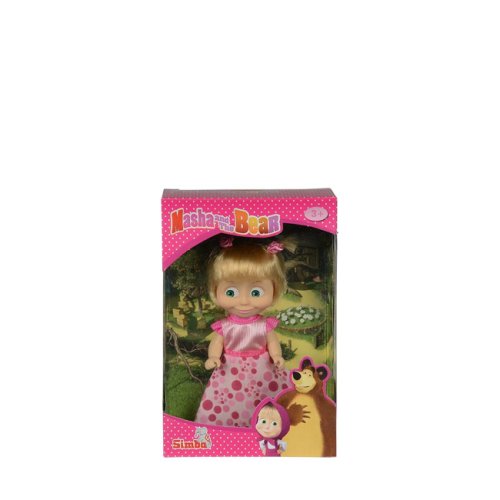 Simba Toys Masha cu rochita roz cu buline
