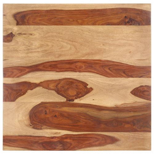 Blat de masă, 70 x 70 cm, lemn masiv de sheesham, 25-27 mm