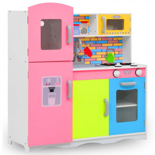 Casa Practica Bucătărie de jucărie pentru copii, multicolor, 80x30x85 cm, mdf