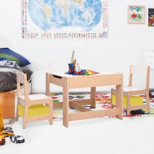 Casa Practica Masă pentru copii cu 2 scaune, mdf