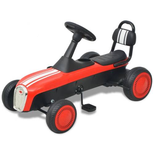 Mașinuță kart cu pedale, roșu
