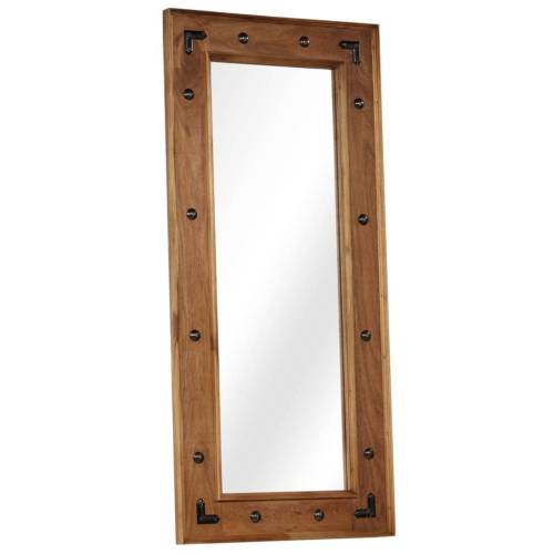 Oglindă, lemn masiv de salcâm, 50 x 110 cm