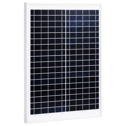 Panou solar, 20 w, policristalin, aluminiu și sticlă securizată