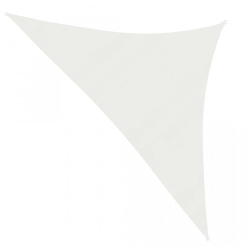 Pânză parasolar, alb, 3 x 3 x 4,2 m, hdpe, 160 g/m²