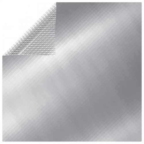 Prelată de piscină, argintiu, 1200x600 cm, pe, dreptunghiular