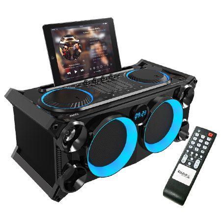 Ibiza Sound Boxa portabila karaoke 120w bt/fm/usb/sd cu suport pt tableta