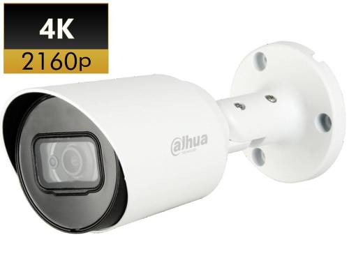 Camera bullet, 4k ultra hd, lentila 2.8mm, ir 30m, microfon incorporat, hac-hfw1801t-a