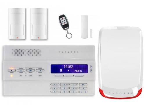 Kit sistem de alarma wireless paradox 3 zone cu sirena exterior
