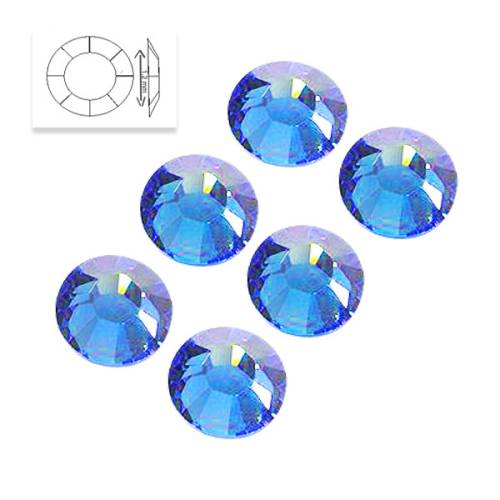 Cupio cristale unghii albastre 50 buc