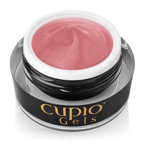 Cupio gel pentru tehnica fara pilire - make-up fiber shimmer rose 15ml