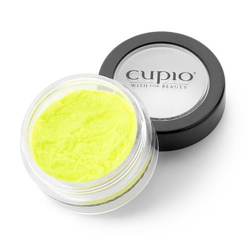 Cupio pigment de unghii night glow lemon yellow